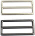 DGOL 2 inch Slider Webbing Strap Tri Glide Buckles Zinc Alloy Tri-glide Buttons Fasteners 10pcs (GUNMETAL)...