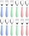 Pimoys 12 Pieces Toddler Utensils Kids Silverware Set Baby Forks and Spoons, Stainless Steel Childrens Safe Cutlery with Round Handle for Self Fee...