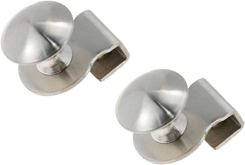 Round Shape Glass Cabinet Door Knob No Need Drill Cabinet Pull Handles -Pack of 2...