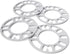 4Pcs Universal Wheel Spacers 5mm for Most 4 Lug & 5 Lug Wheels, PCD 98mm to 120mm, 4x100 4x108 4x100 5x100 5x108 5x110 5x112 5x114.3 5x115 5x120 5...