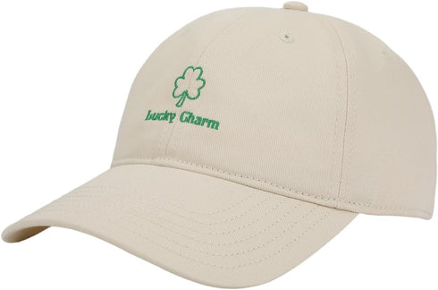 Lucky Charm 4-Leaf Clover Baseball Hat for St. Patrick's Day...