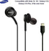2023 Earbuds Stereo Headphones for Samsung Galaxy Note 10, Note 10+, Galaxy S10, S9 Plus, S10e - Designed by AKG - Cable with Microphone and Volum...