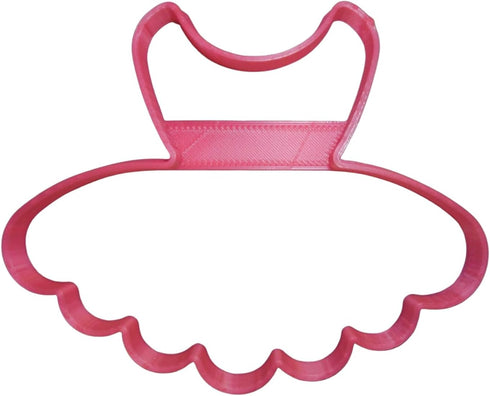 TUTU OUTLINE BALLERINA DRESS DANCE COSTUME BALLET COOKIE CUTTER MADE IN USA PR2710...