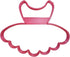 TUTU OUTLINE BALLERINA DRESS DANCE COSTUME BALLET COOKIE CUTTER MADE IN USA PR2710...