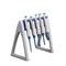 Laboratory Pipettor Stand, Stable Holding up 6 Pipettors, Useful Linear Pipette Stand Pipette Rack for Lab...