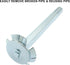 PVC Pipe Reamer, 1-1/2 Inch Plumbing PVC Fitting Socket Saver Efficient Plumbing Fitting Saver Tool for Removing SCH 40 from Hub - Perfect for 1/2...