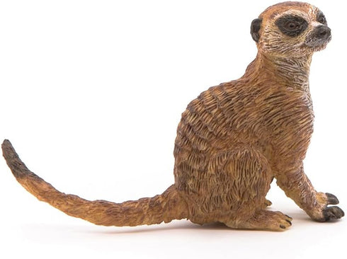 Papo -Hand-Painted - Figurine -Wild Animal Kingdom - Sitting Meerkat -50207 -Collectible - for Children - Suitable for Boys and Girls- from 3 Year...