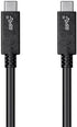 Monoprice USB Type-C to Type-C 3.1 Gen 2 Cable - 10Gbps, 5 Amp, 30AWG, 3.3 Feet, Black - Essential Series...