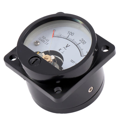 Analog Voltmeter,Voltmeter Gauge Current Voltmeter Analog Dial AC 0-300V Round Voltage Gauge Meter Volt Tester Panel Volt Guage Voltage...