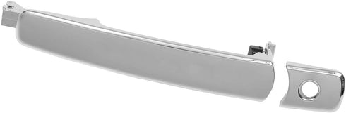 Exterior Chrome Door Handle Front Left Driver Side with Keyhole | Without Smart Key | for 2003-2008 Infiniti FX35 FX45, 2003-2007 Nissan Murano, 2...