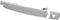 Exterior Chrome Door Handle Front Left Driver Side with Keyhole | Without Smart Key | for 2003-2008 Infiniti FX35 FX45, 2003-2007 Nissan Murano, 2...