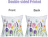 2 Pack Waterproof Spring Floral Pillow Covers 16x16 Inch Pink Tulip Flower Lavender Butterfly Throw Pillow Covers Outdoor Spring Summer Farmhouse ...