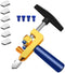 Glass Tile Cutter, New Design 2 in 1 Glass Cutting Tool with Extra 6 Cutter Blades Glass Tile Cutter for Glass, Mirror, Ceramic Tile, Glazed Tiles...
