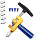 Glass Tile Cutter, New Design 2 in 1 Glass Cutting Tool with Extra 6 Cutter Blades Glass Tile Cutter for Glass, Mirror, Ceramic Tile, Glazed Tiles...