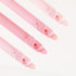 4 Pcs Erasable Gel Ink Pens Retractable Pens Cute Pink Pens 0.5mm Black Ink Writing Pen Office School Pens Women Girls Pens (Black Ink-Pink)...