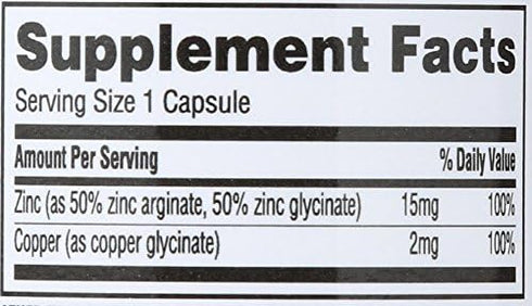 365 Everyday Value, Chelated Zinc plus Copper, 60 ct...