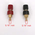 UTSAUTO Battery Terminal 5/16” M8 8mm Stud Remote Battery Binding Post Power Junction Post Connector Terminal Kit 2Pcs (Red & Black)...