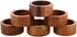 Wooden Napkin Ring for Weddings Dinner Parties or Every Day Use (Set of 12, Plane)...