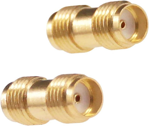 10pcs Antenna Adapter SMA Female to SMA Female Connector Coupler Barrel Adapter Converter for Antenna Radio(F10-10)...