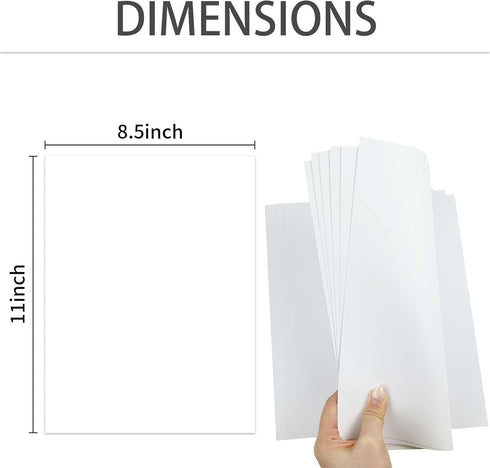 White 8.5'' x 11''Cardstock Paper,250gsm/92bl Thick Paper-20sheet Premium White Construction Paper,Double Sided Printer Paper,for Christmas Cards,...