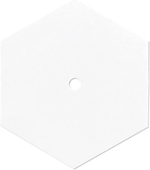 Dritz Quilting 3231 Paper Piecing Shapes, Hexagon, 1-1/2-Inch (100-Count), White...