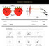Unique Ladies Strawberry Sunglasses Cute Sunglasses Are Used For Party Carnival Halloween Christmas Glasses...