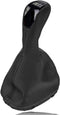 Qiilu 6 Speed Shift Knob for W203 Gear Shift Knob Gaitor Boot Cover with PU Leather Stick Shift Knob Dustproof Boot Cover...