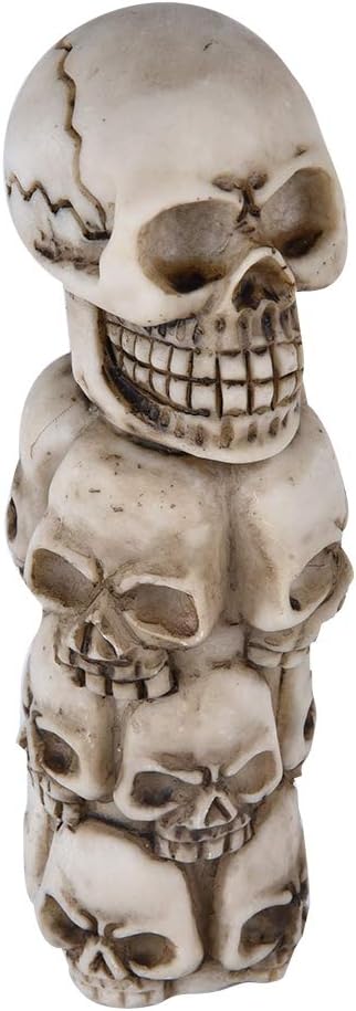 Keenso Gear Shift Knob, Skeleton Skull Head Many Faces Car Manual Gear Shift Knob Stick Lever Shifter Universal Car Styling Accessories Fit for Mo...