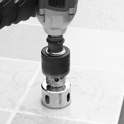 Ceramic Tile Hole Locator, Adjustable Universal Tile Marble Glass Ceramic Floor Drilling Hole Tools Hole Opener Locator Position Ruler Puncher...