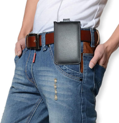 HAL V-TOP Leather Case for Apple iPod Video Classic 80G 120G 160G 60G Classic Protective with Movable Belt Clip Black...