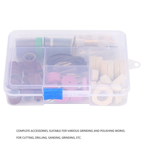 125PCs Grinding Polishing Drilling Rotary Tool Kit for Mini Drill Electric Grinder Accessories for Various Grinding and Polishing Works(Mini Grind...