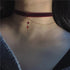 Fuqimanman2020 Gothic Black Velvet Red Pendant Choker Necklace for Women Lace Chokers Witch Bride Vampire Choker Necklace Aesthetic Jewelry...