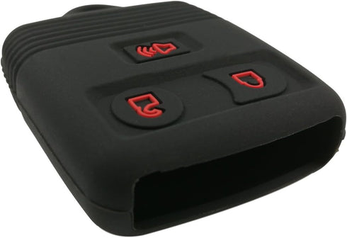 2Pcs Coolbestda Rubber 3buttons Smart Key Fob Protector Remote Skin Cover Case Keyless Entry Jacket for Ford F150 F250 F350 Explorer Ranger Escape...