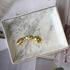 Marble Ceramic Jewelry Tray Ring Dish Ring Holder Display Organizer with Golden Edged Wedding Valentine's Day Housewarming Gift...