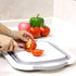 QiMH Collapsible Cutting Board - Foldable Multi-function Dish Tub - Washing and Draining Veggies Fruits Food Grade Sink Storage Basket(8.5 Quart) ...