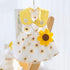 Dog Dresses, Summer Puppy Clothes Outfit Apparel for Small Girl Dogs Cats with Sunflower Decoration Female Cute Cat Skirt Pup Tutu Yorkie Clothing...