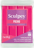 Sculpey Premo™ Polymer Oven-Bake Clay, Fluorescent Pink, Non Toxic, 2 oz. bar, Great for jewelry making, holiday, DIY, mixed media and more. Premi...
