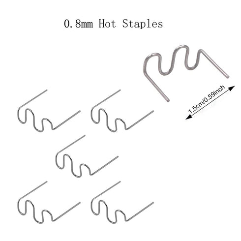 1000PCS Welding Rods Hot Staples Plastic Repair Machine Welding Staples for Hot Stapler Repair Car Bumpers Machine Dashboards Lamp Holders Daily P...