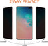 Galaxy S10 Plus Privacy Screen Protector, 2-Way Anti Spy Case Friendly Fingerprint Available Soft Film, Anti-Scratch Touch Precise Full Adhesive N...