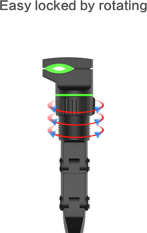 JacobsParts Rearview Mirror Phone Holder for Car, Rotatable and Retractable Phone Holder Mount for iPhone and Samsung - Universally Compatible wit...