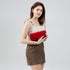 WALLYN'S Patent Leather Clutch Classic Purse Evening Bag Handbag With Flannelette...