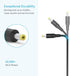 Belker 12 Volt Power Extension Cable Cord for CCTV IP Security Camera Indoor Wireless IP Camera Standalone DVR Baby Monitor Router, 2 Pack DC 5.5m...
