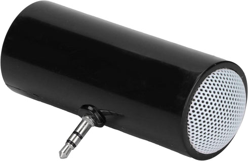 Mini Speaker, 3.5mm Jack Stereo Speaker Portable MP3 Music Player Speaker Amplifier for Smart Phones, Tablets, Laptops, PCs, MP3, MP4(Black)...