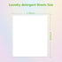 Laundry Detergent Sheets - 90 Sheets (up to 180 loads) - Eco detergent & Hypoallergenic - Rapid Dissolving - No leftover residue - Portable and Tr...