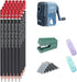 24 Count Writing Pencils, Pre-Sharpened, 2B Pencil,Gift box packaging(include 24 count Pencil+1 Pencil Sharpener+2 erasers+1 stapler+830 Staples)...