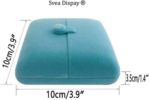 Aqua Packaging Case Premium Velvet Jewelry Gift Box Double Layer Function Necklace Earring Combo (Jewelry not included)...