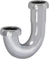 Eastman 1-1/4 Inch Heavy Duty J Bend with Slip Joint Connection, 17 Gauge, Brass Plumbing Fitting, Chrome, 35125...