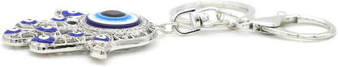 Evil Eye Keychains Hamsa Hand keychains Protection Charm Key Ring Bag Purse Accessories Good Luck Amulet...