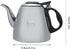 1.2l 1.5L Stovetop Teapot Stainless Steel Stove top Teapot Tea Coffee Pot Kettle Heat Resistant Handle(1.2L)...