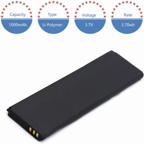 ATB-1800-SY5530, ATB-900-SY5531, 40-210742-20 Replacement Battery for RTI T2i T2X T3X T1 T2+ T2B T2C T2Cs T3 Remote Control Transmitter 1000mAh...